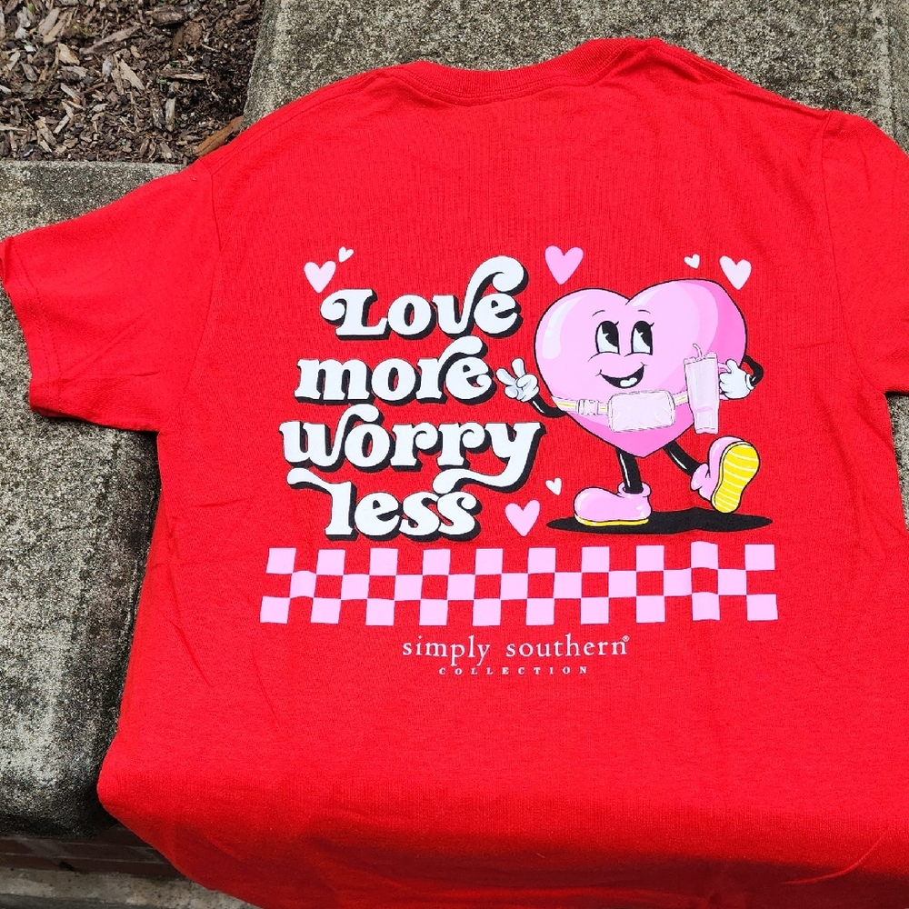 Simply Southern Red Love Graphic Short Sleeve Tee